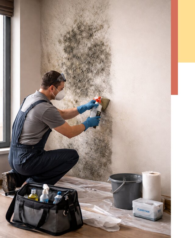 Удаление плесени со стен в Набережных Челнах от 2184 руб. — быстро и недорого | ОТДЕЛОЧНИК-Нбр