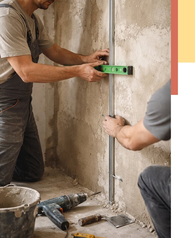 Установка штукатурных маяков в Набережных Челнах от 7111 руб. — быстро и недорого | ОТДЕЛОЧНИК-Нбр