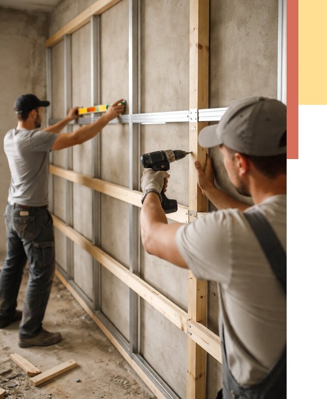 Устройство обрешетки под панели в Набережных Челнах от 2133 руб. — монтаж под ключ | ОТДЕЛОЧНИК-Нбр