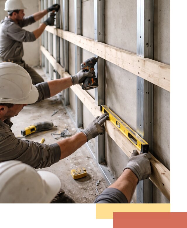 Устройство обрешетки под панели в Набережных Челнах