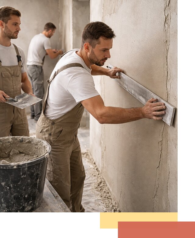 Штукатурка стен без маяков в Набережных Челнах быстро и качественно