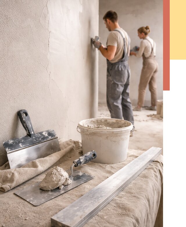 Штукатурка стен гипсовая в Набережных Челнах от 4571 руб/м2 — быстро и недорого | ОТДЕЛОЧНИК-Нбр