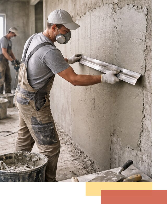 Штукатурка бетонных стен в Набережных Челнах качественно и долговечно