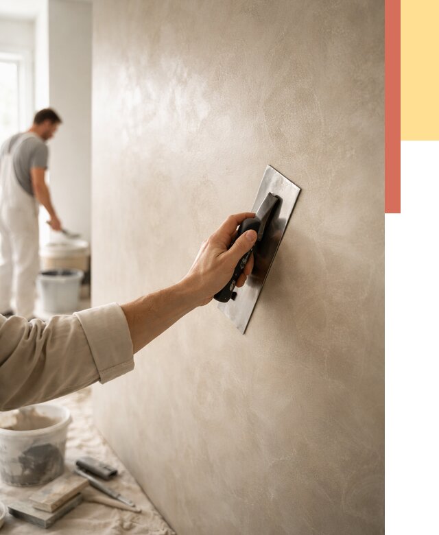 Венецианская штукатурка в Набережных Челнах от 3555 руб/м² — нанесение стен под ключ | ОТДЕЛОЧНИК-Нбр