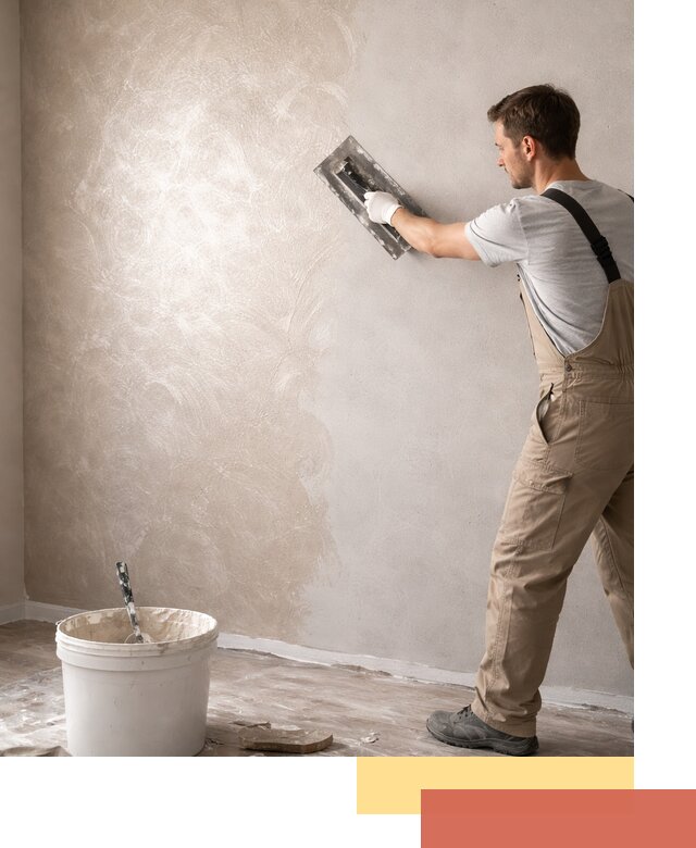 Декоративная штукатурка «Мокрый шелк» под ключ в Набережных Челнах