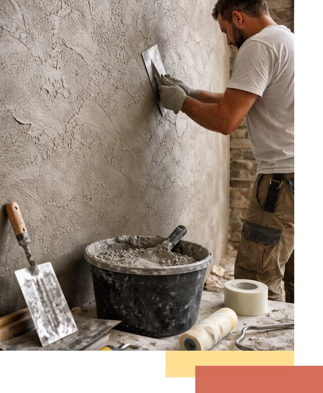 Декоративная штукатурка лофт в Набережных Челнах — отделка стен и потолков