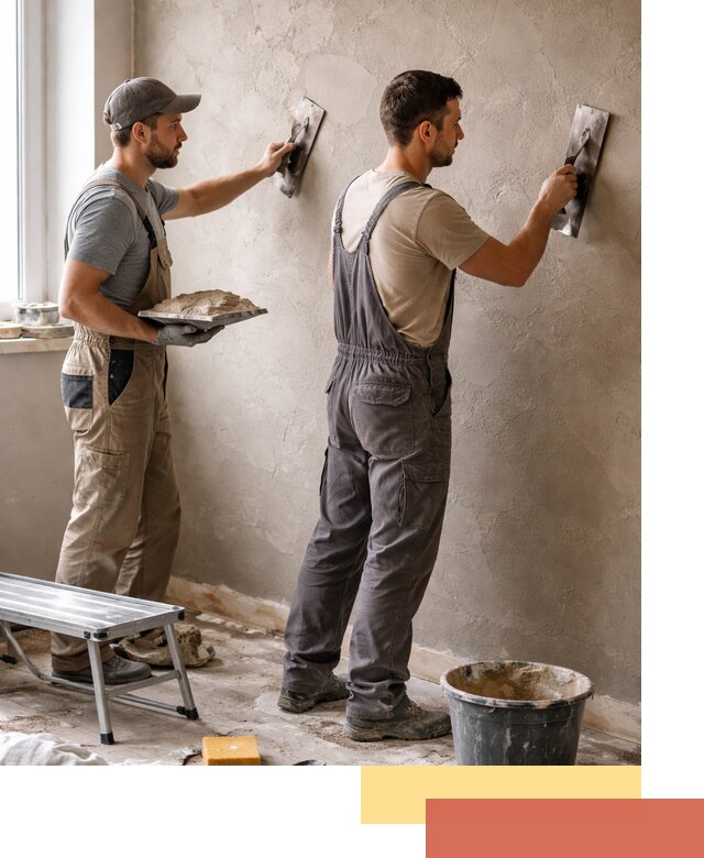 Ремонт декоративной штукатурки и восстановление фактуры в Набережных Челнах