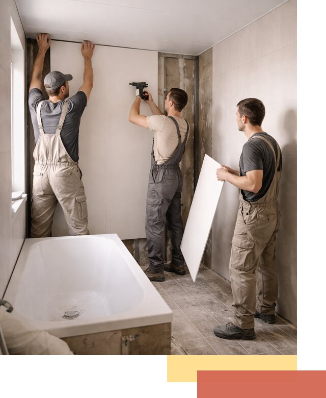 Отделка ванной панели ПВХ профессионально в Набережных Челнах