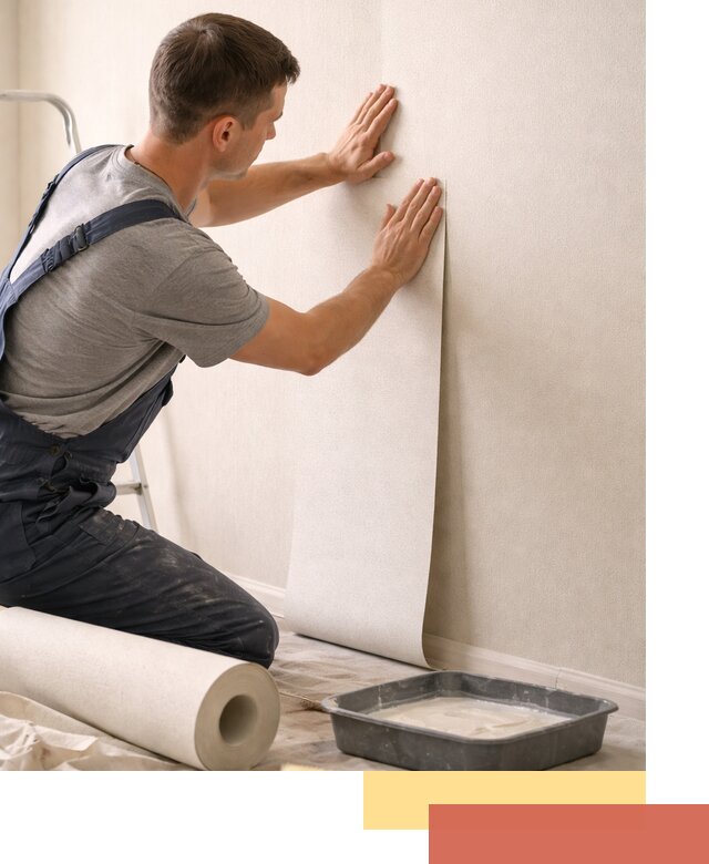 Поклейка флизелиновых обоев в Набережных Челнах качественно и быстро