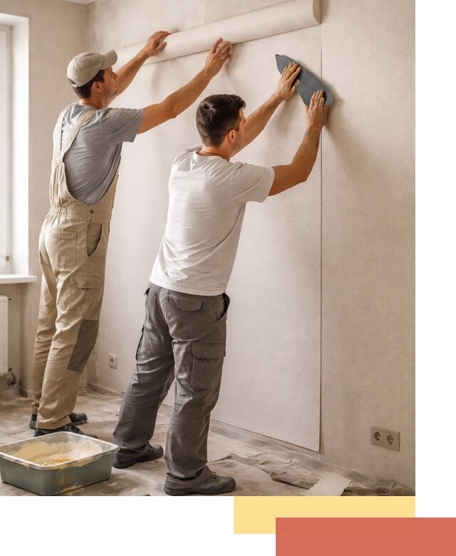 Поклейка виниловых обоев в Набережных Челнах профессионально и качественно