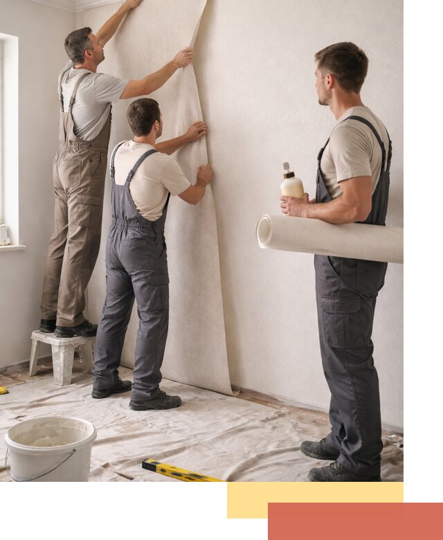 Оклейка стен обоями в Набережных Челнах — качественно и профессионально