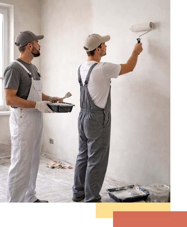 Покраска стен водоэмульсионной краской в Набережных Челнах