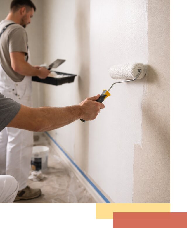 Покраска стен акриловой краской профессионально в Набережных Челнах