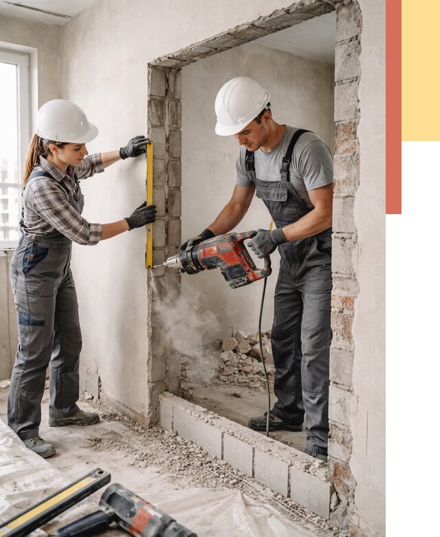 Создание проемов в стенах в Набережных Челнах от 6603 руб. — алмазная резка и расширение | ОТДЕЛОЧНИК-Нбр