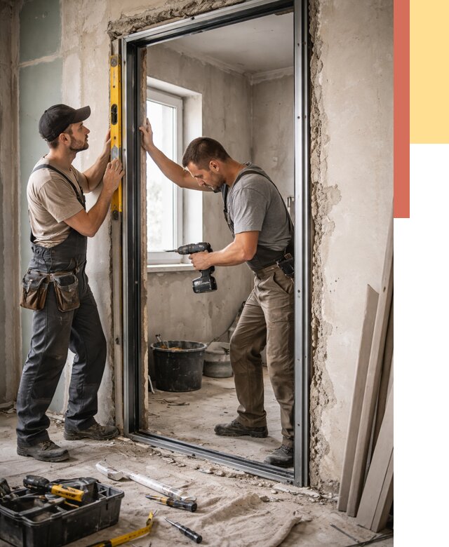 Закладка дверного проема в Набережных Челнах от 3555 руб. — быстро и недорого | ОТДЕЛОЧНИК-Нбр