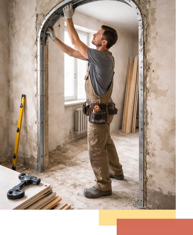 Устройство арочного проема в Набережных Челнах под ключ