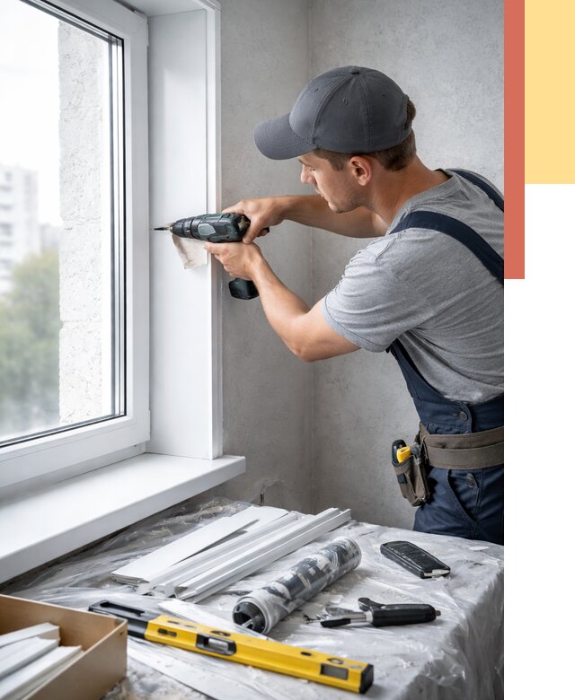 Установка пластиковых откосов в Набережных Челнах от 2286 руб. | ОТДЕЛОЧНИК-Нбр монтаж, быстро и недорого