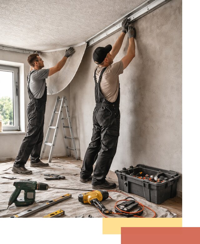 Монтаж фактурного натяжного потолка в Набережных Челнах качественно и быстро