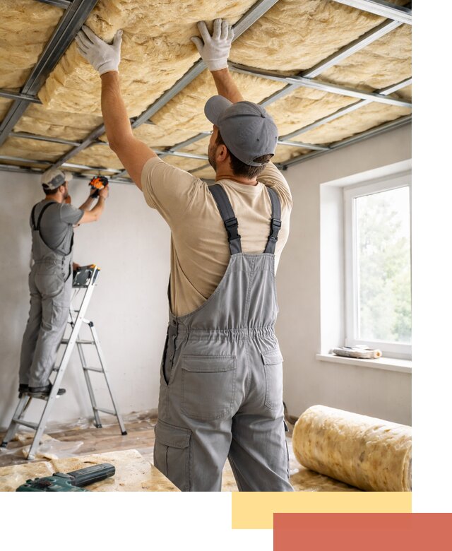 Утепление потолка под ключ в Набережных Челнах качественно и быстро